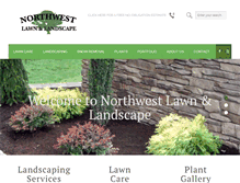 Tablet Screenshot of northwestlawnlandscape.com